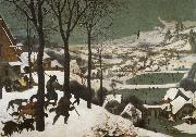 Pieter Bruegel Hunters in the snow oil on canvas